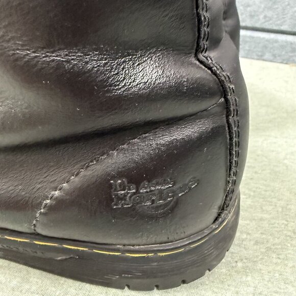 Dr. Martens Men's Amwell Black Slip Resistant Leather Chukka Boot Size M 14 - Picture 2 of 9